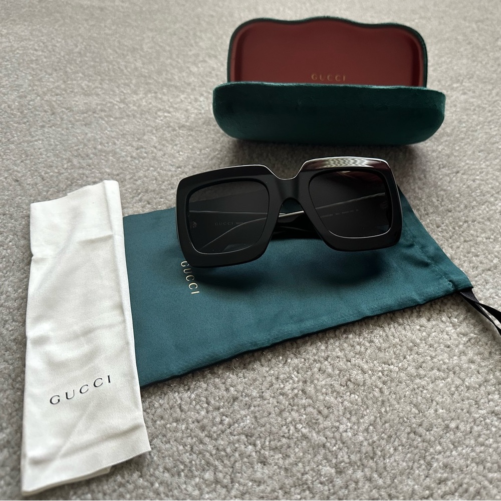 Gucci 54mm Square Sunglasses